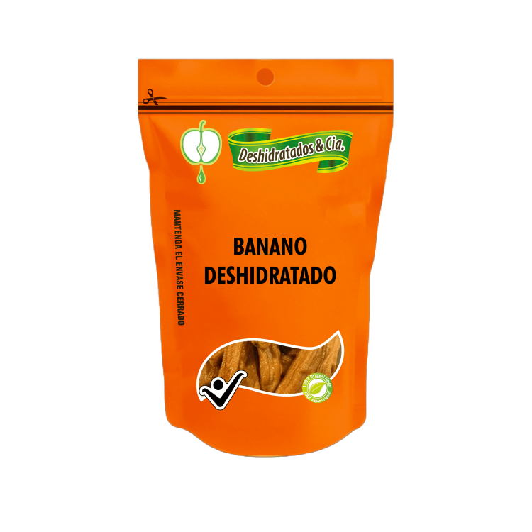 Banano Deshidratado Deshidratados x 500g